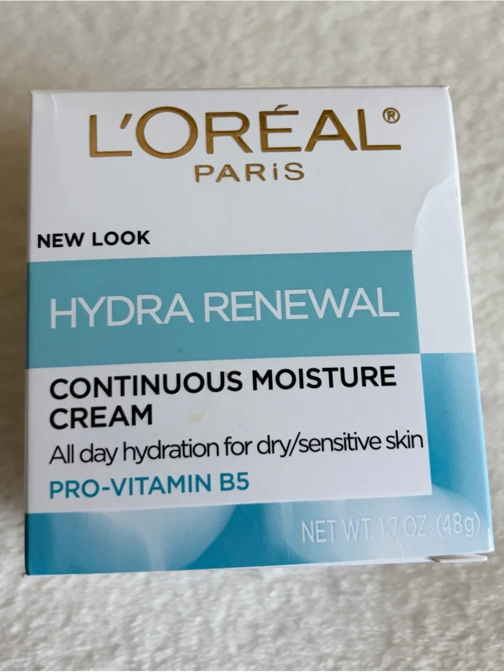 L’Oréal Hydra‎ Renewal Continuous Moisture Cream - White & Aqua